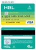 Foil hot stamping VISA smart credit card hico-magstripe at back card