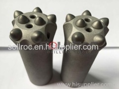 Tapered button drill bits