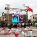 Aluminum Module Full Color Led Display High Refresh Rate Hanging Structure Design