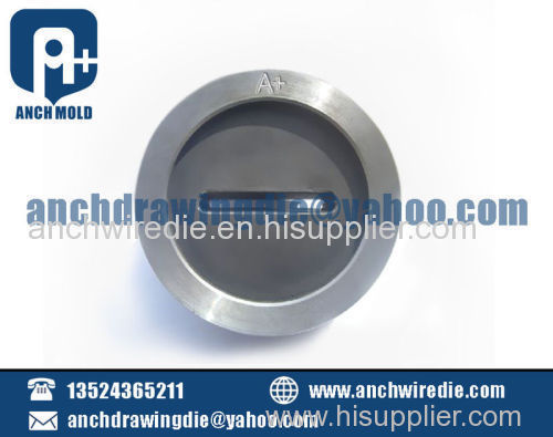 Anchmold shaped wire drawing die