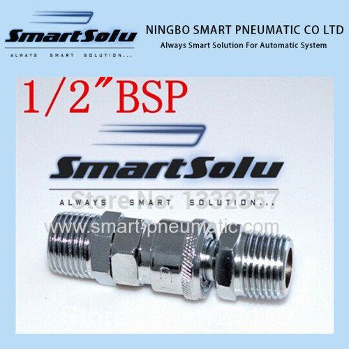 BSP Male Air Compressor Pneumatic Quick Coupler Connector Socket Fittings Set