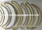 Curved Shape Metal Garment Accessories / 22G Metal Collar Necklace