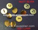 11mm Custom Metal Sewing Buttons / Zinc Alloy Button For Lady Dress