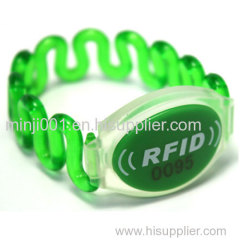 RFID Silicone Wristband for Amusement Park System