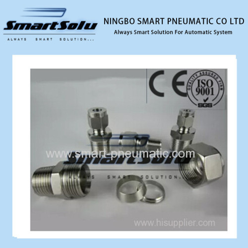 Stainless steel fittings Straight terminal Mono fittings card sets of pipe joints