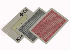 Spanish Fournier 2826 Plastic Gambling Props Playing Cards Blue Red 2 Decks