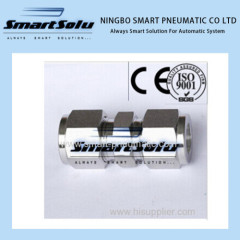 Double Ferrule High Pressure Stainless Steel Fitting