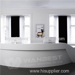 Large Round Reception Desk