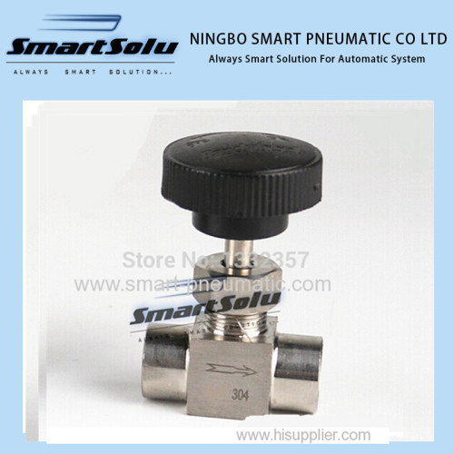 Free shipping for stainless steel Internal thread needle valve 304 stainless steel Needle Valve
