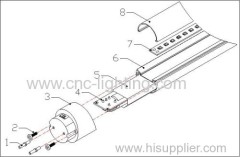 18W 120cm 4ft 160-170Lm/W G13 LED Fluorescent Tube Aluminum+PC Built-in Driver 85-265V 5Years warranty 4ft LED T8