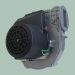 AC powered condensating heat exchangers gas blowers