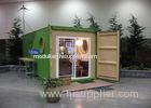 Refrigerated Steel Flat Pack Modular Homes With A Glass Door On One Side