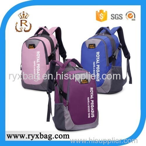 Young student school backpack bag