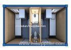 Sandwich Panel Flat Pack Modular Homes With Two Bed And One Toilet