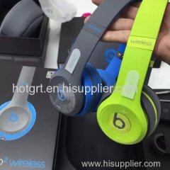 Wholesale 2016 new Beats by dr dre wireless bluetooth SOLO 2 headphoens earphones new color