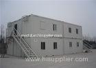 Two Storey High Flat Pack Container House Assembling For Labor Dormitory