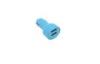 2 in 1 Universal USB Car Charger LED light for Smartphones Blue