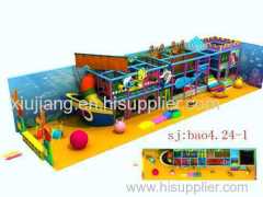 100 Square Meters Cartoon Pirate Ship Indoor Playground for Kids