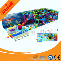 100 Square Meters Cartoon Pirate Ship Indoor Playground for Kids