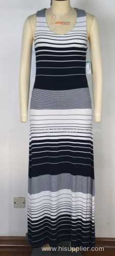 LDS ROUND NECK LONG DRESS