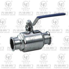 Sanitary tri-clamp ball valve