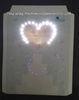 Heart Shaped Fiber Optic Musical Greeting Card with Custom / stardard sound