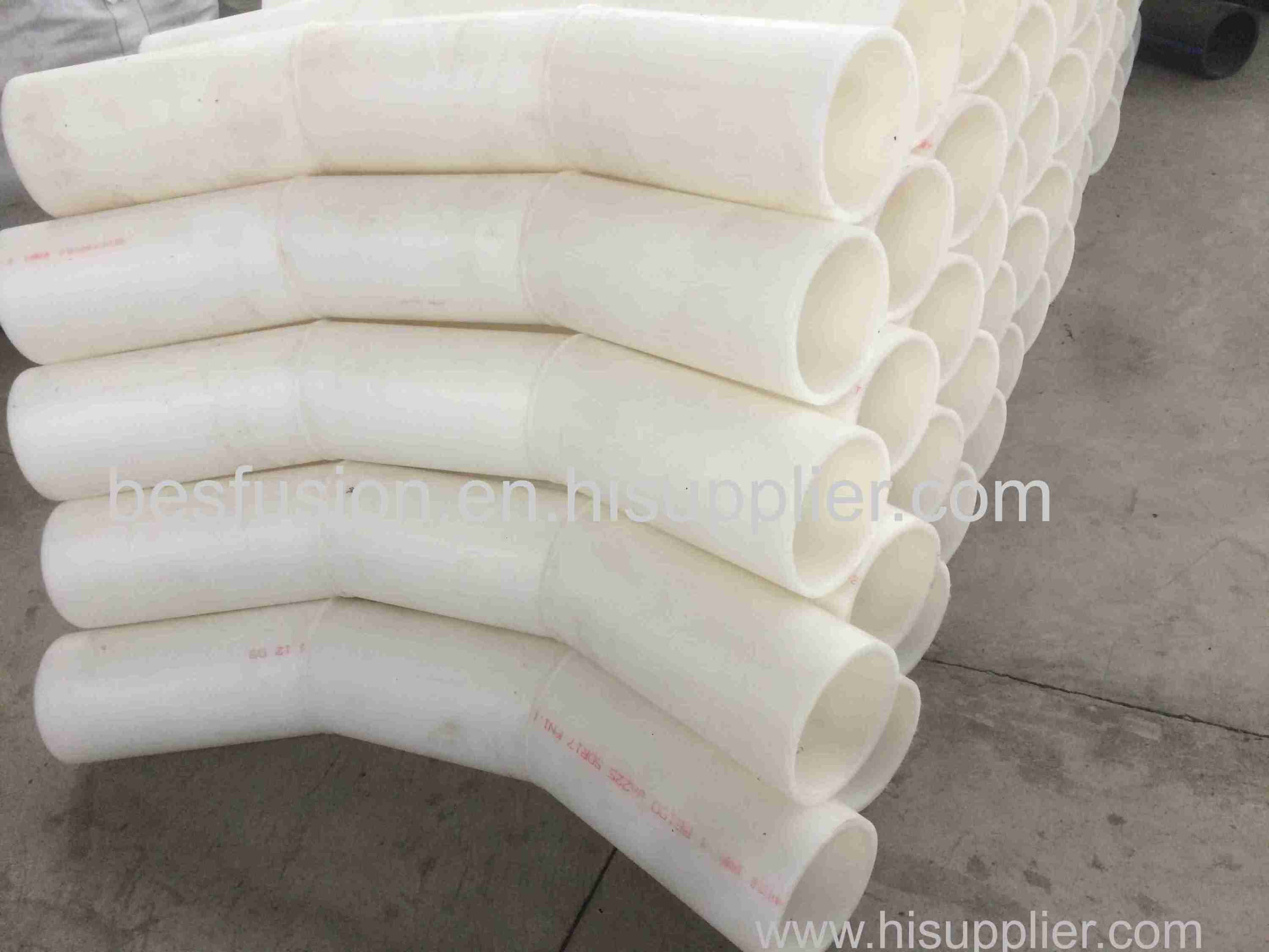 White color Fabricated Elbows