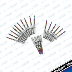 Kadkam high-tech new coated zirconia burs for VHF cad/cam dental milling tools dental drills end mills