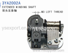 Musical Movement with Output Shaft