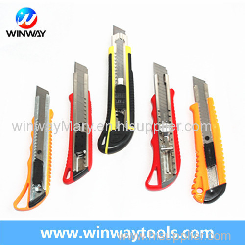 9mm 18mm 25mm blade sliding safety utility cutter knife