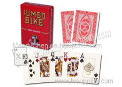 Italy Plastic Modiano Bike Trophy Marked Poker Cards Red / Blue for Poker Analyzer