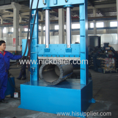 Single shear-type plastic machine