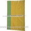 Custom OEM PP Yellow Woven Polypropylene Packaging Sacks for Agricultural / Indusrial