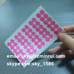 Tiny Pink Round UDV Warranty Void Screw Label Sticker for Electronic Repair