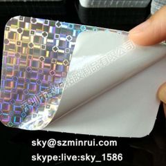 OEM Unremoved Graffiti Hologram Eggshell Stickers Custom Adhesive Art Eggshell Sticker