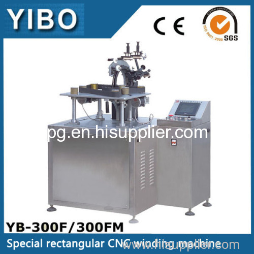 Special rectangular CNC voltage transformer bobbin coil winding machine