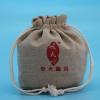 Jute drawstring wine bottle packing bag