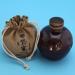 Jute drawstring wine bottle packing bag