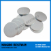 3M Self Adhesive N35 Neodymium Magnets D25 x 2mm Nickel Coated