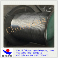 Calcium silicon cored wire for steelmaking in stock with competitive price