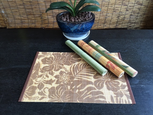 natural design bamboo table mat
