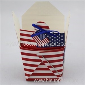 Flag Printing Cardboard Cake Box