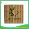 Logo printing bamboo cup coaster