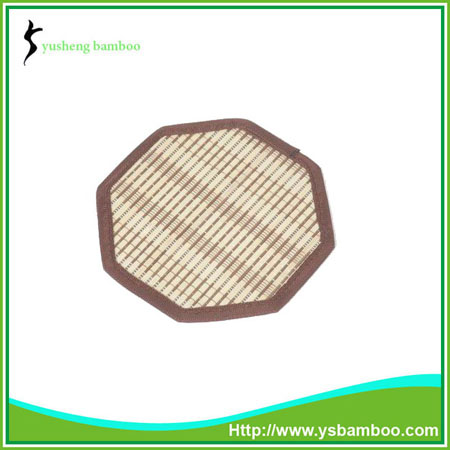 Handwork octagon sharp bamboo Coaster