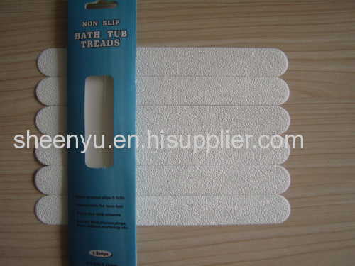 Anti-slip strip in white color for bathroom or swimming poor