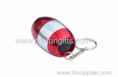 Customised gift Keychain Led Torch Light Mini Flat Led Flashlight