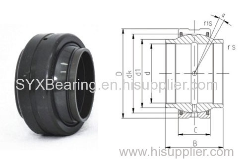 Spherical Plain Bearing GEEM70ES-2RS