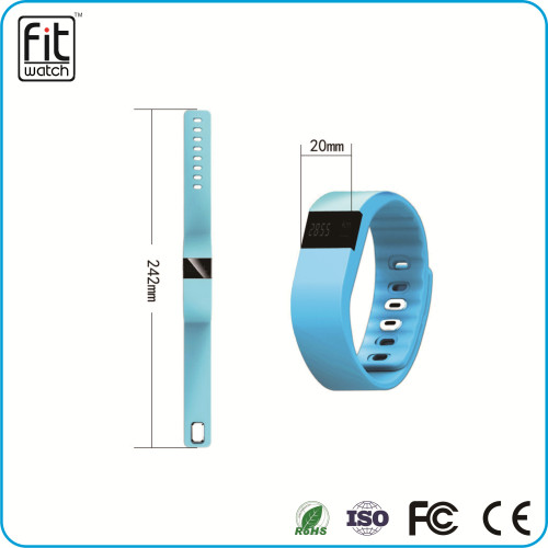 Standby time 168hours IP67 bluetooth 4.0 smart bracelet