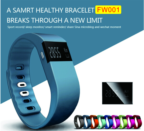 Bluetooth Sport Smart Wrist Band Silicone Bracelets