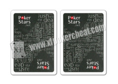 Belgium Copag Plastic Red Poker Stars Marked Poker Cards For Poker Analyzer